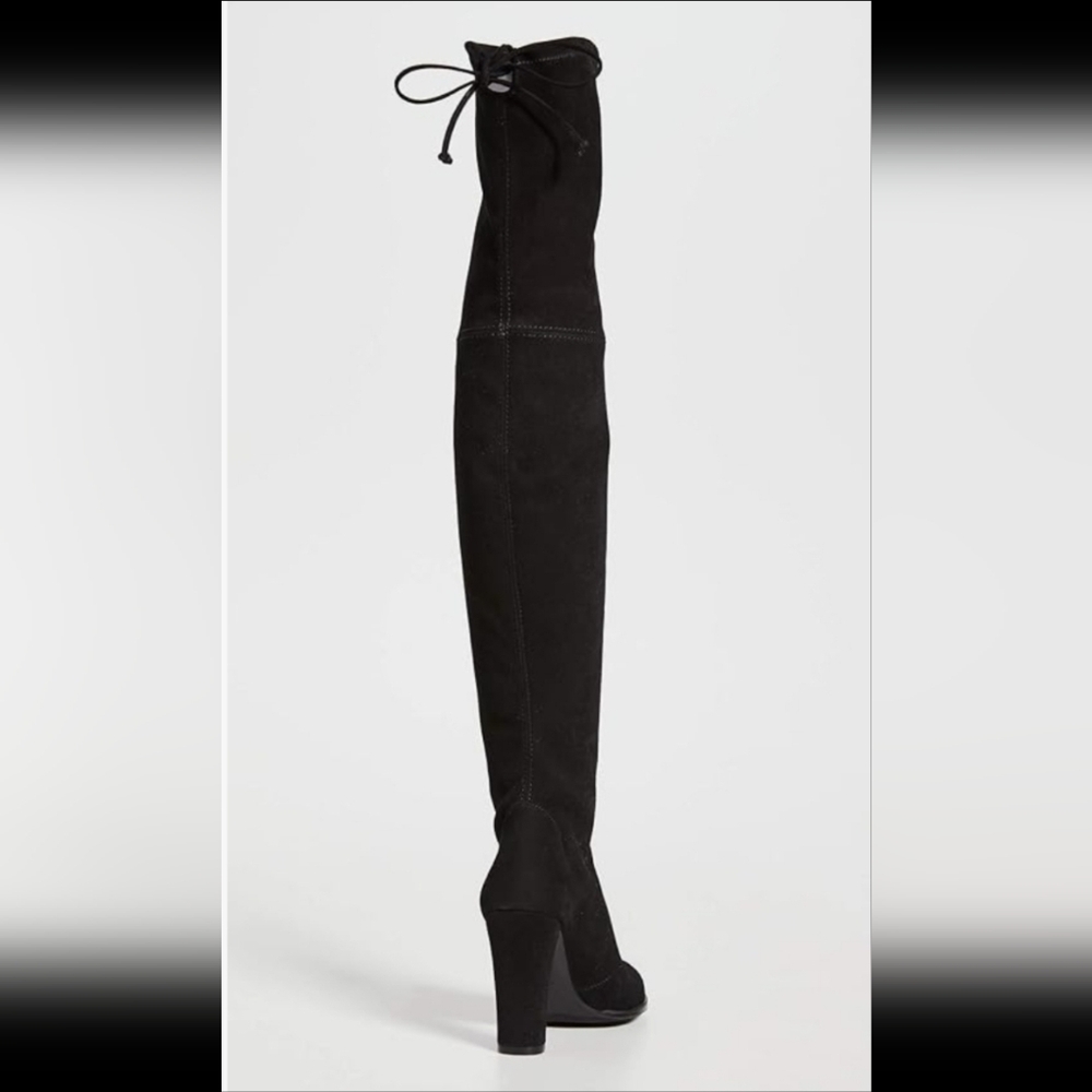 Stuart Weitzman Highland Black Boots Size 5.5 M Brand New - Picture 4 of 6